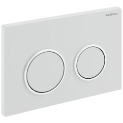 Geberit Omega20 Nyomólap 115.085. KJ. 1 műanyag, fehér/fényes króm/fehér