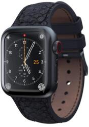 NJORD Vindur lazac bőr óraszíj Apple Watch 40mm sötétszürke (SL14110)