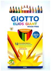 GIOTTO Színes ceruza GIOTTO Elios háromszögletű vastag 12 db/készlet