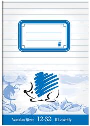 ICO Füzet vonalas ICO Süni A/5 12-32 3. osztályos