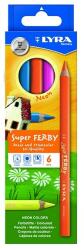 LYRA Színes ceruza LYRA Super ferby neon 6 db/készlet - rovidaruhaz