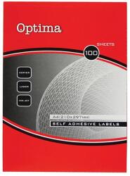OPTIMA Etikett OPTIMA 32112 70x42, 3mm 2100 címke/doboz 100 ív/doboz - rovidaruhaz