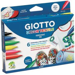 GIOTTO Textilmarker GIOTTO 6db-os készlet - rovidaruhaz