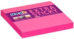 STICK N Öntapadó jegyzettömb STICK`N extra erős 76x76mm neon rózsaszín 90 lap