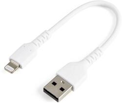 StarTech USB Lightning Töltő/adatkábel Fehér 15cm RUSBLTMM15CMW (RUSBLTMM15CMW)