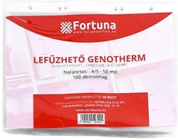 Fortuna Lefűzhető genotherm FORTUNA A/5 50 mikron narancsos 100 db/csomag