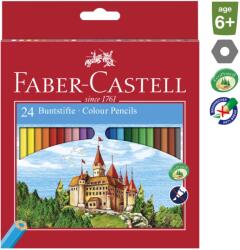 Faber-Castell Színes ceruza FABER-CASTELL hatszögletű 24 db/készlet - rovidaruhaz