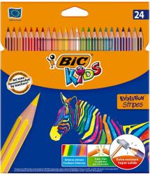 BIC Színes ceruza BIC Kids Evolution hatszögletű környezetbarát 24 db/készlet - rovidaruhaz