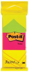 Post-it Öntapadós jegyzet 3M Post-it LP6812 38x51mm neon 3x100 lap
