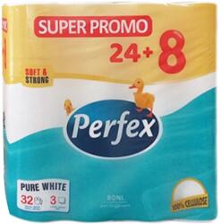 Perfex Toalettpapír PERFEX 3 rétegű 24+8 tekercses - rovidaruhaz