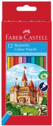 Faber-Castell Színes ceruza FABER-CASTELL hatszögletű 12 db/készlet - rovidaruhaz