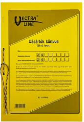 VECTRALINE Nyomtatvány vásárlók könyve VECTRALINE A/4 25x2 álló GDPR kompatibilis - rovidaruhaz