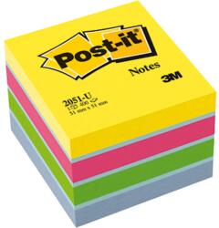 Post-it Öntapadós jegyzet 3M Post-it LP2051U 51x51mm mini kocka ultra színek 400 lap - rovidaruhaz