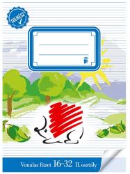 ICO Füzet vonalas ICO Süni A/5 16-32 2. osztályos bekötött sulikész