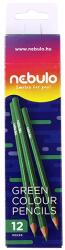 Nebulo Színes ceruza NEBULO háromszögletű zöld