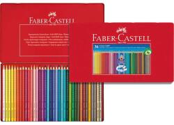 Faber-Castell Színes ceruza FABER-CASTELL Grip háromszögletű fémdobozos 36 db/készlet - rovidaruhaz