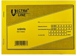 Vectra-line Nyomtatvány számlatömb VECTRA-LINE 50x3 fekvő 1 áfás - rovidaruhaz