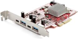 StarTech 4-Port USB PCIe Card - 2x USB-C & 2x USB-A ports (USB 3.2/3.1 Gen 2) (PEXUSB312A2C2V)