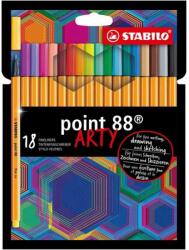 STABILO ARTY Point 88 18db-os vegyes színű tűfilc készlet