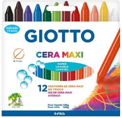 GIOTTO Zsírkréta GIOTTO Cera maxi kerek hegyezett 12 színű - rovidaruhaz