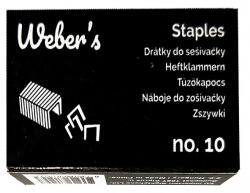 WEBER S Tűzőkapocs WEBER`S No. 10 1000 darabos - rovidaruhaz