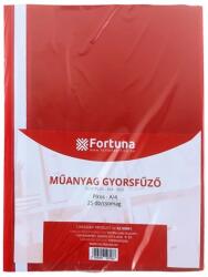 Fortuna Gyorsfűző FORTUNA műanyag piros 25 db/csomag