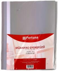 Fortuna Gyorsfűző FORTUNA műanyag szürke 25 db/csomag