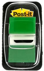 Post-it Oldaljelölő 3M Post-it 680-3 műanyag 25x43mm zöld - rovidaruhaz