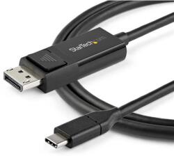 StarTech USB 3.1 Type C DisplayPort 1.2/1.2a Átalakító Fekete 2m CDP2DP2MBD (CDP2DP2MBD)