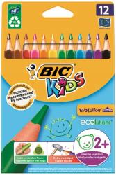 BIC Színes ceruza BIC Kids Evolution háromszögletű környezetbarát 12 db/készlet - rovidaruhaz