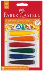Faber-Castell Zsírkréta FABER-CASTELL 6 színű bliszteres - rovidaruhaz