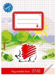 ICO Füzet kockás ICO Süni A/5 32 lapos 27-32 bekötött sulikész