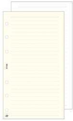 SATURNUS Gyűrűs kalendárium betét SATURNUS S326/F vonalas jegyzetlap fehér lapos