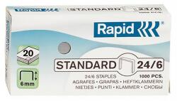 RAPID Tűzőkapocs RAPID 24/6 1000 db/dob - rovidaruhaz