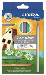 LYRA Színes ceruza LYRA Super ferby metál 12 db/készlet - rovidaruhaz