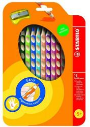 STABILO Színes ceruza STABILO Easycolors háromszögletű balkezes 12 db/készlet