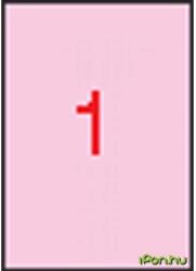 APLI 210 x 297 pasztell rózsaszín szögletes etikett