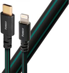 AudioQuest USB 2.0 Type C Lightning Átalakító Fekete-Zöld 1.5m LTNUSBCFOR01.5 (LTNUSBCFOR01.5)