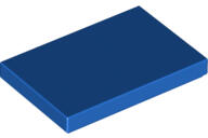 LEGO® 26603c7 - LEGO kék csempe 2 x 3 méretű (26603c7)