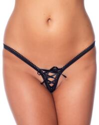 Amorable G-string with Lace Black