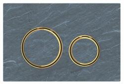 Geberit Clapeta de actionare Geberit Sigma21 ardezie mustang cu inel auriu (115.652.JM.1)