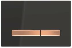 Geberit Clapeta de actionare Geberit Sigma50 negru/butoane rose gold (115.670.DW.2)