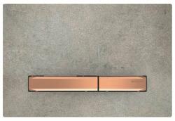 Geberit Clapeta de actionare Geberit Sigma50 aspect de beton/butoane rose gold (115.670.JV.2)