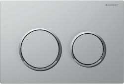 Geberit Clapeta cu actionare dubla, Geberit, Omega20, cu suprafata easy-to-clean, crom mat (115.085.JQ.1) - e-baie