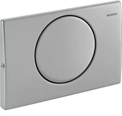 Geberit Delta10 működtetőlap, öblítés-stop működtetésű, csavarral rögzíthető, Rozsdamentes acél 115.108. 00.1 (115.108.00.1)