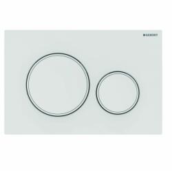 Geberit Sigma 20 nyomólap matt fehér, easy-to-clean bevonattal, fehér 115.882. 01.1 (115.882.01.1) - szaniteresklimacenter