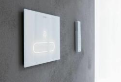 Duravit DuraSystem A2 érintésmentes nyomólap, fehér üveg WD5003012000 (WD5003012000)