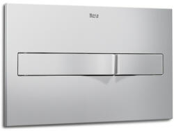 Roca PL2 DUAL matt króm nyomólap, kettős öblítésű A890096002 KIFUTÓ TERMÉK (A890096002)