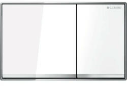 Geberit Omega60 működtetőlap 2 mennyiséges öblítéshez, fehér/krómozott 115.081. SI. 1 (115.081.SI.1)