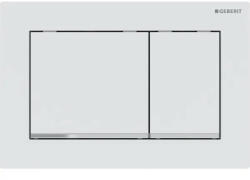 Geberit Omega30 működtetőlap 2 mennyiséges öblítéshez, easy-to-clean, matt fehér/króm 115.080. JT. 1 (115.080.JT.1) - szaniteronline